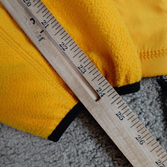 REI x Afro Jacket XL Yellow 1/4 Zip Kangaroo Pockets - Picture 13 of 13